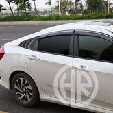 Honda Civic (2016–21) Carbon Fiber Window Trim Stylish Exterior Upgrade & Protection